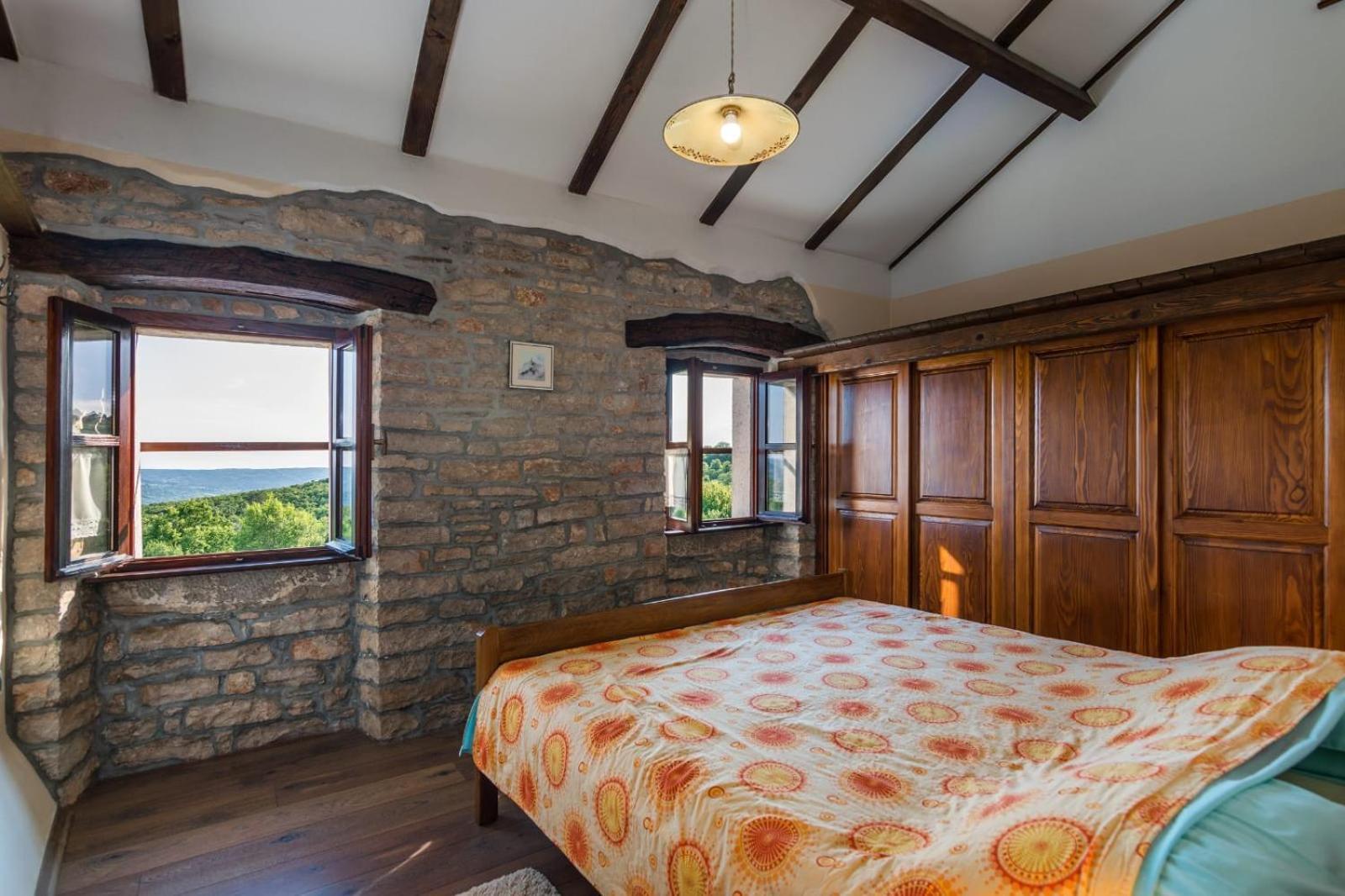 Rustic Villa Marija With Panoramic View In Zrenj Exterior photo