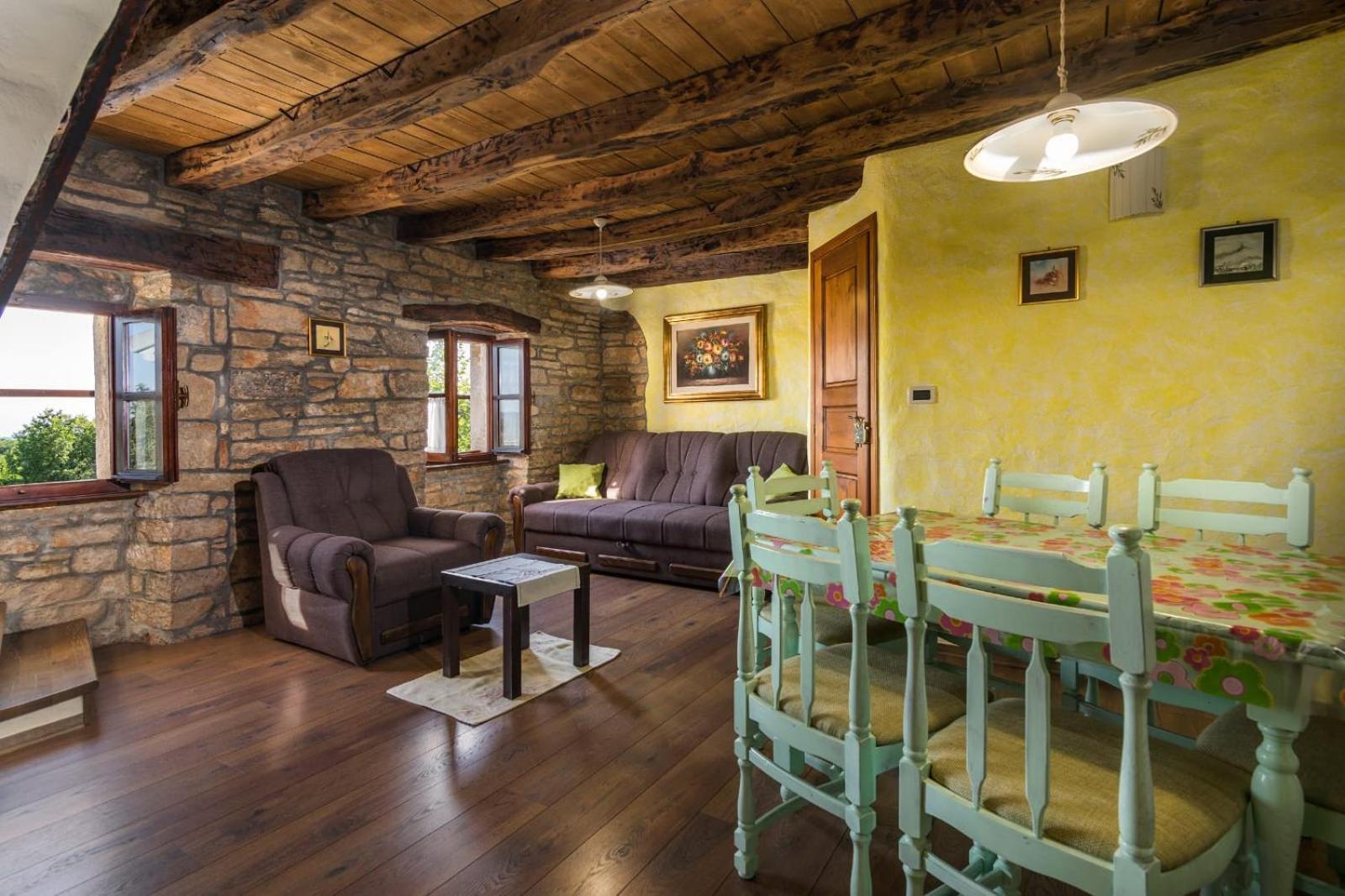 Rustic Villa Marija With Panoramic View In Zrenj Exterior photo